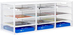 PAG-Mass Mail Sorter Adjustable Countertop Mail Holder, Heavy Duty Literature by PAG-Mass