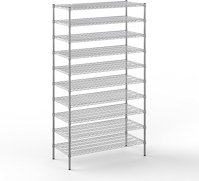 Regal Altair 21" Deep x 48" Wide x 86" Height Wire Shelving Kit | 10-Tier | NSF by Regal+Altair