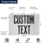 Custom Sign, Custom Street Sign, 11 Font Colors, 13 Font Styles, 4 Hole Options - Image 6