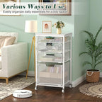 Sbanmao 4 Drawer Rolling File Cart - Image 7