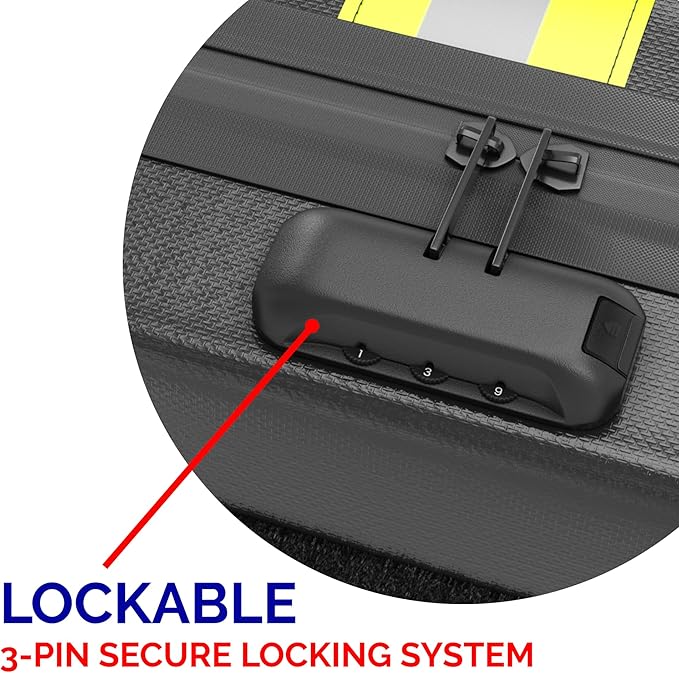 Upgraded Fireproof & Waterproof Document Bag – Lockable 17”x 12”x 5” - Image 2