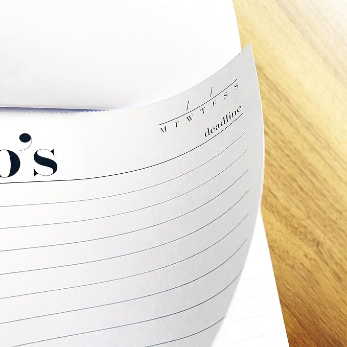 To Do List Notepad A5 Size Daily To Do List Planner, Productivity Planner - Image 4