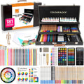 colour block 181-piece mixed media art set in, main product view