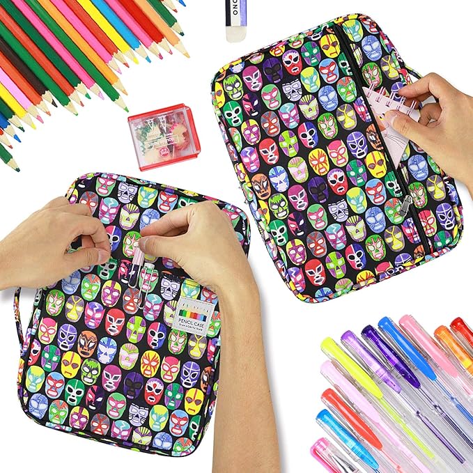 YOUSHARES Colored Pencil Case 220 Slots Pen Case Organizer - Image 4