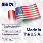 Clothing Size Strip Labels - 1.25" X 5" - 250 Strips Per Roll - Clear with Black and White Ink by Kenco (Large)