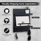 Lucundm Key Holder Wall Mount, Mail Shelf Decor - Image 3