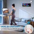 KMMKGG Large 13.7" LED Digital Timer（5''Nunmber）, 11 Color Changing, Count - Image 3