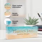 Personalized Name Plate for Desk, Custom Desk Name Plate, Acrylic Name Plate - Image 3