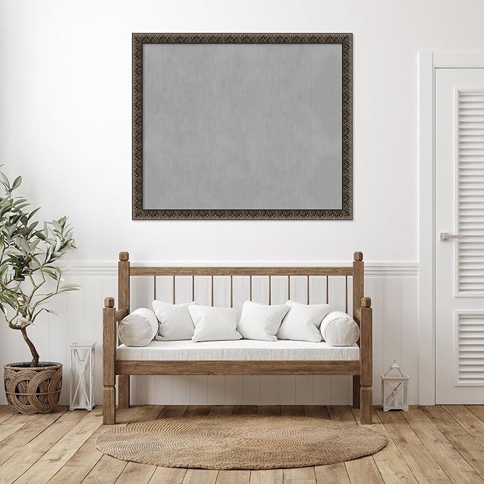 Amanti Art Black Framed Magnetic Board 45x53 Oversize Vision Board - Image 6