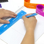BAZIC Products Shatterproof Flexible Curve Ruler 12", Inches Centimeter Metric - Image 2