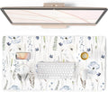 QIYI Large Mouse Pad for Desk, Floral Desk Mat for Desktop, Women Girls Office by QIYI