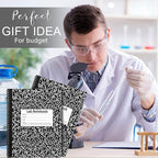 Affrolling 1 Pack Carbonless Lab Notebook Carbon Copy 8.5'' x 11'' 25 Sets of - Image 6