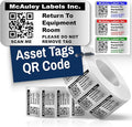 McAuley Labels Custom QR Code Stickers by McAuleyLabels