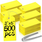 500 Pieces Plastic Shipping Tags