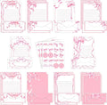 TaoBary 160 Pcs Stationery Paper Set 50 Double Sided Stationery Papers by TaoBary