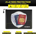 Fireproof Document Bag -2 Pack 13.4"x10" and 11"x6" Non-itchy Fireproof Money - Image 5