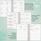 PLANBERRY Large Hourly Schedule Planner Premium – Undated Organizer - Image 5