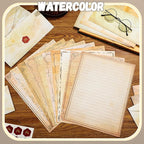 TaoBary 160 Pcs Stationery Paper Set 50 Double Sided Stationery Papers - Image 2
