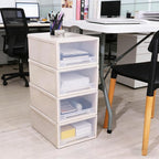 Buyitt 4-Pack 19 Quart Stacking Drawer, Stackable Modular Plastic Drawers - Image 6