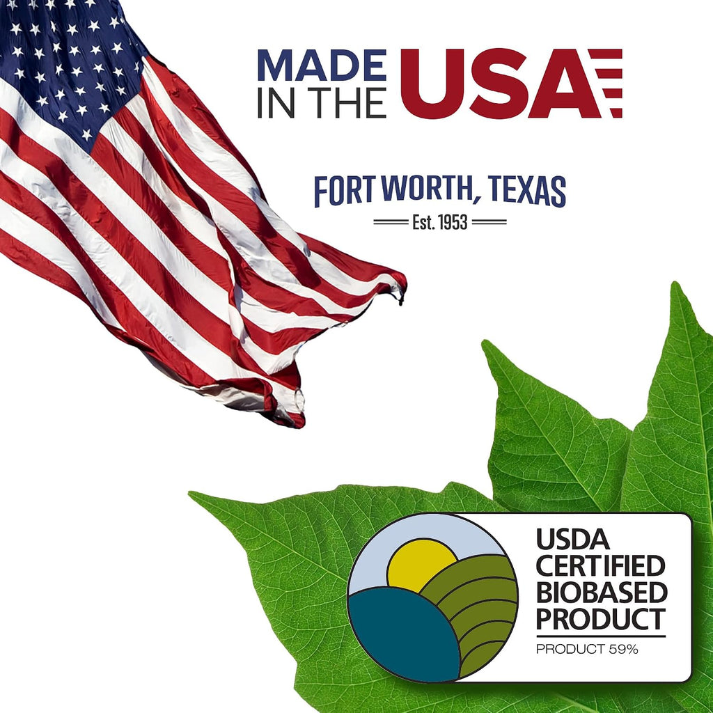 Samsill Plant-Based 0.5 Inch Durable Round Ring, View Binder, Eco-Friendly, USDA Certified Biobased, 6 Pack, White