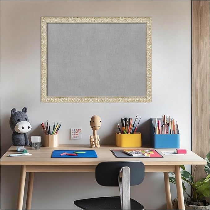 Amanti Art Silver Framed Magnetic Board 20x26 Medium Vision Board - Image 6