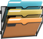 SUPEASY Wall File Organizer Mesh Office Mail Holder, Hanging Wall Organizer by SUPEASY