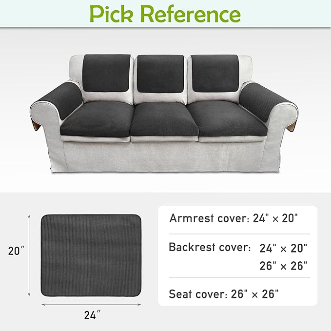 Couch Arm Covers, Waterproof Armrest Cover - Image 6