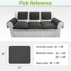 Couch Arm Covers, Waterproof Armrest Cover - Image 6