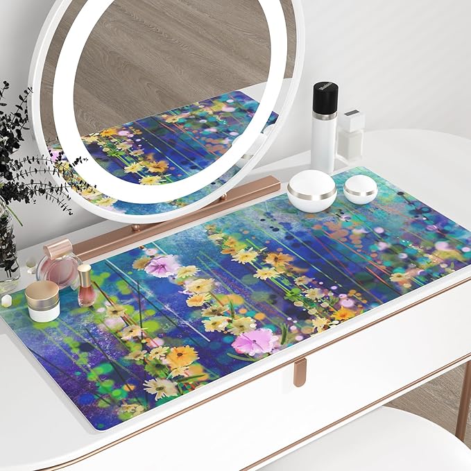 QIYI Large Desk Pad, Waterproof PU Leather Mouse Pad - Image 6