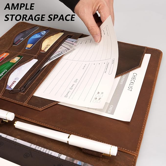 Full Grain Leather Portfolio - Image 4