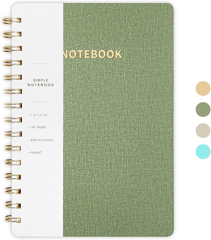 Spiral Notebook-5.75" x 8.125" College Ruled Journal by Oneirom