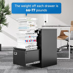 BYNSOE 2 Drawer File Cabinet - Image 8