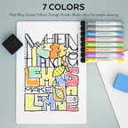 Nicpro Dry Erase Lap Board 9 x 12 inches 2 Pack Double Sided Blank Small - Image 5