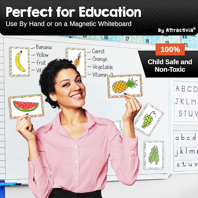 Attractivia Dry Erase Magnetic Labels 5.6 x 3.7 in, Pattern Borders, Large Dry - Image 6