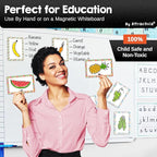 Attractivia Dry Erase Magnetic Labels 5.6 x 3.7 in, Pattern Borders, Large Dry - Image 6