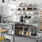 Regal Altair 21" Deep x 54" Wide x 86" Height Wire Shelving Kit | 8-Tier | NSF - Image 4