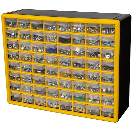 Akro-Mils 64-Drawer Plastic Drawer Storage Cabinet - Image 4
