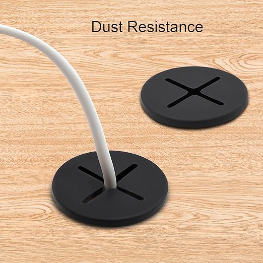 Desk Grommet, 1 Inch Flexible Rubber Grommets, Silicone Cable Cord Grommet Wire - Image 5