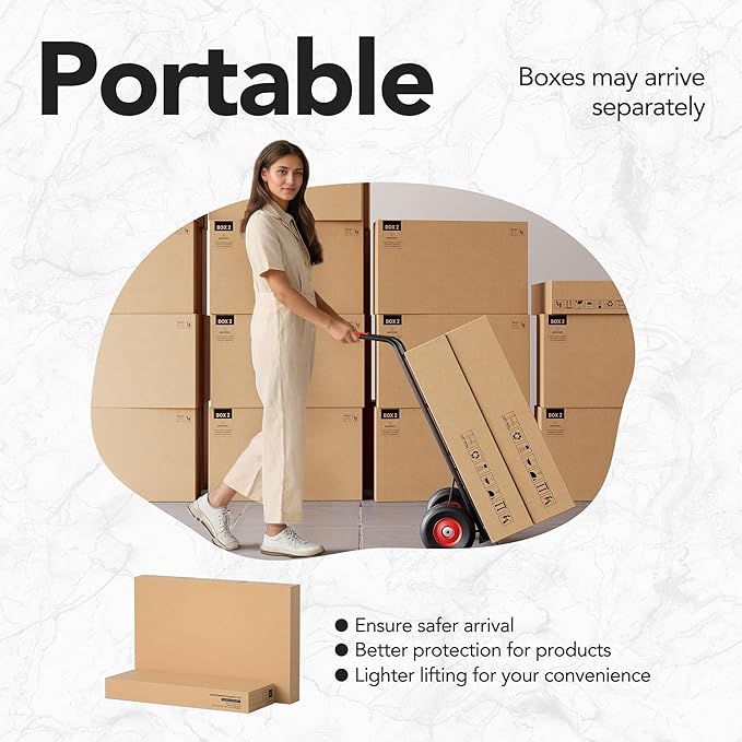 HUANUO 65.5" × 57.6" Electric L Shaped Standing Desk - Image 6
