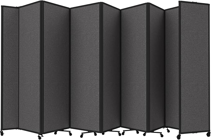 Versare Room Divider 360 Portable Wall Partition | Folding Panels | Large by VERSARE