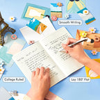 8 Pack Soft Cover Journal Bulk, Feela Notebooks College Ruled - Image 3
