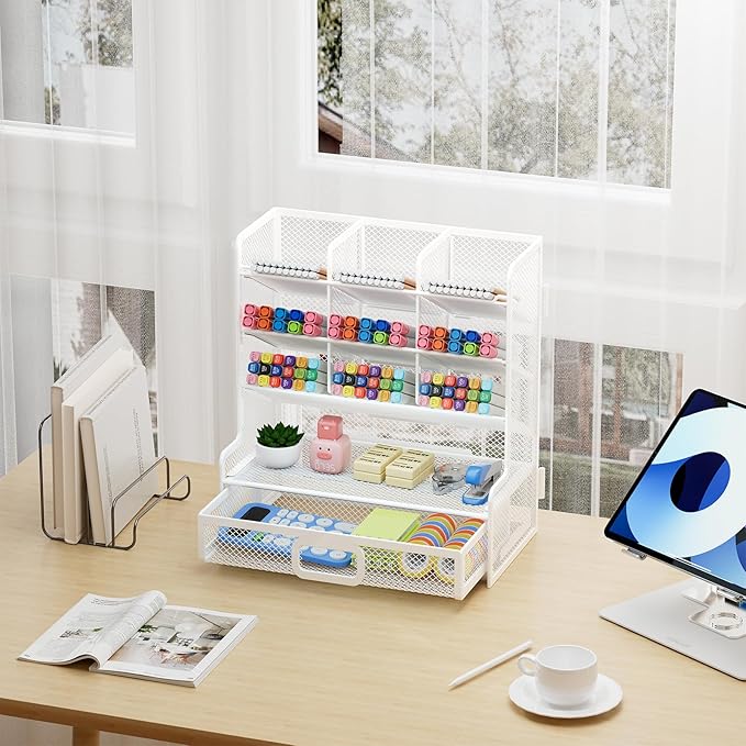 Marbrasse Larger Mesh Desk Organizer - Image 8