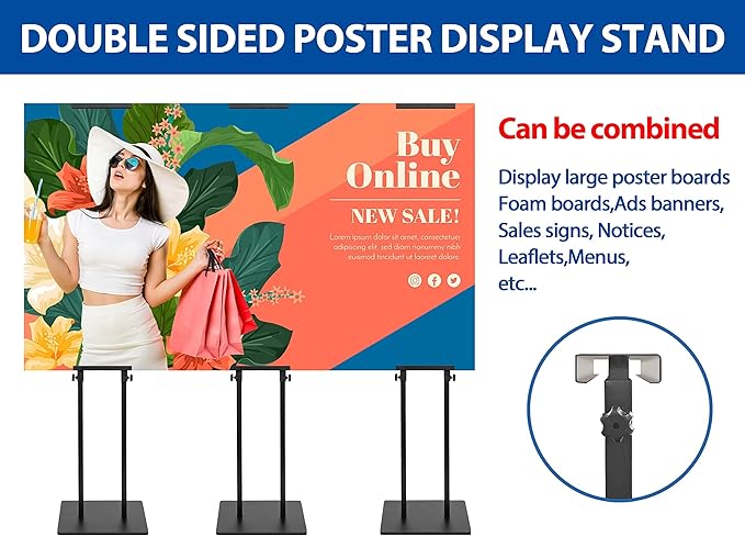 VAIIGO Pedestal Poster Sign Stand - Image 2