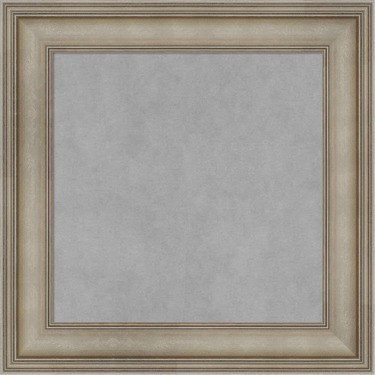Amanti Art Silver Framed Magnetic Board 21x21 Small Vision Board
