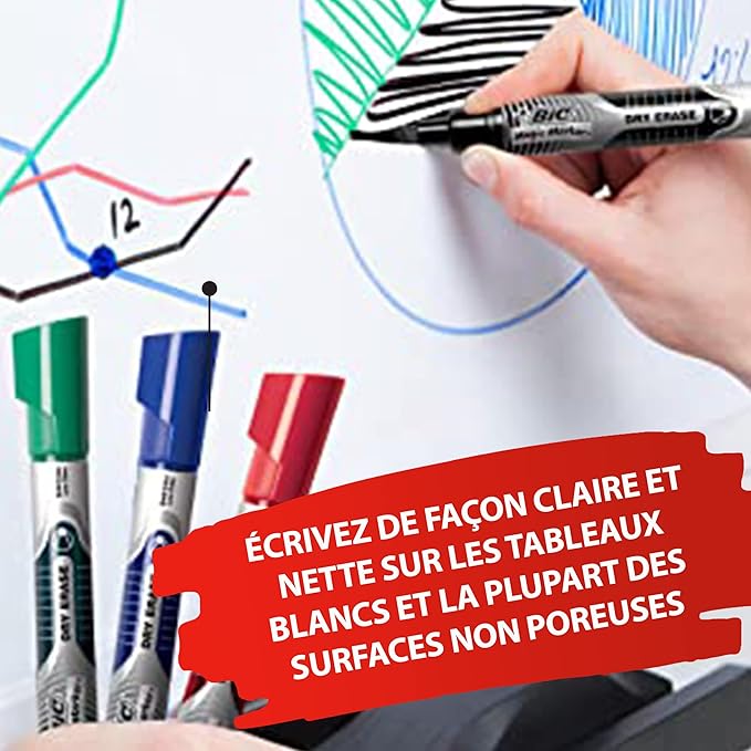 BIC Magic Marker Dry-Erase Markers, Pocket Style, Bullet Point - Image 9
