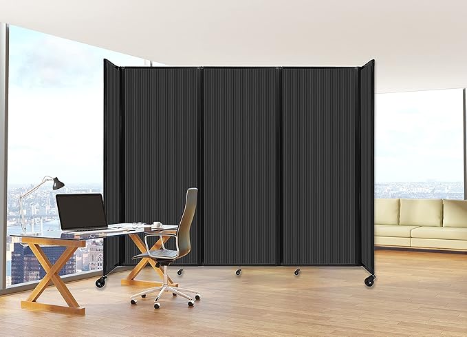 Versare Room Divider 360 Portable Wall Partition | Folding Panels | Large - Image 6