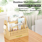 Bamboo Mail Organizer Countertop - Image 2