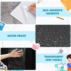 Outus Self Adhesive Shop Ticket Holders Clear Plastic Sleeves Adhesive Pockets - Image 5