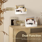 Rebee Vision Pine Wood Mail Organizer - Image 4