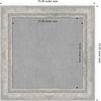 Amanti Art Silver Framed Magnetic Board 15x15 X-Small Vision Board - Image 4